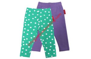 Printed baby girls leggings set